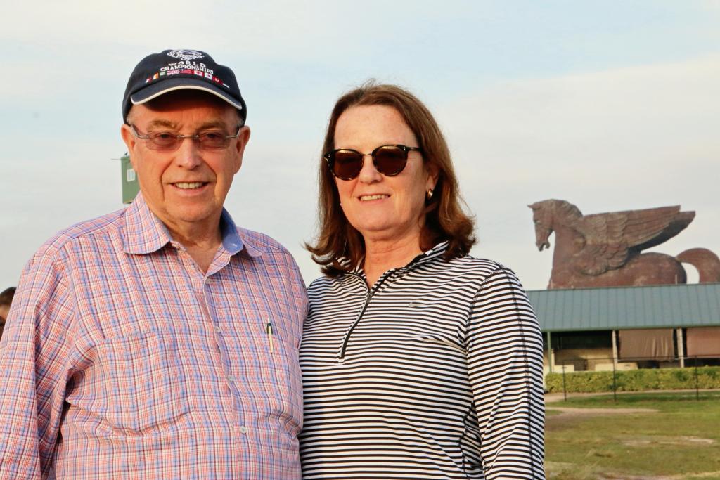 Baker with his wife of 36 years, Janis Maine. (Julie June Stewart photo)
